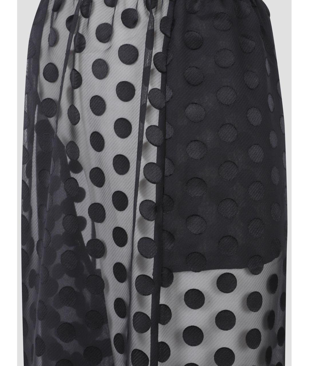 THE FRANKIE SHOP Черные вискозные прямые брюки, фото 3