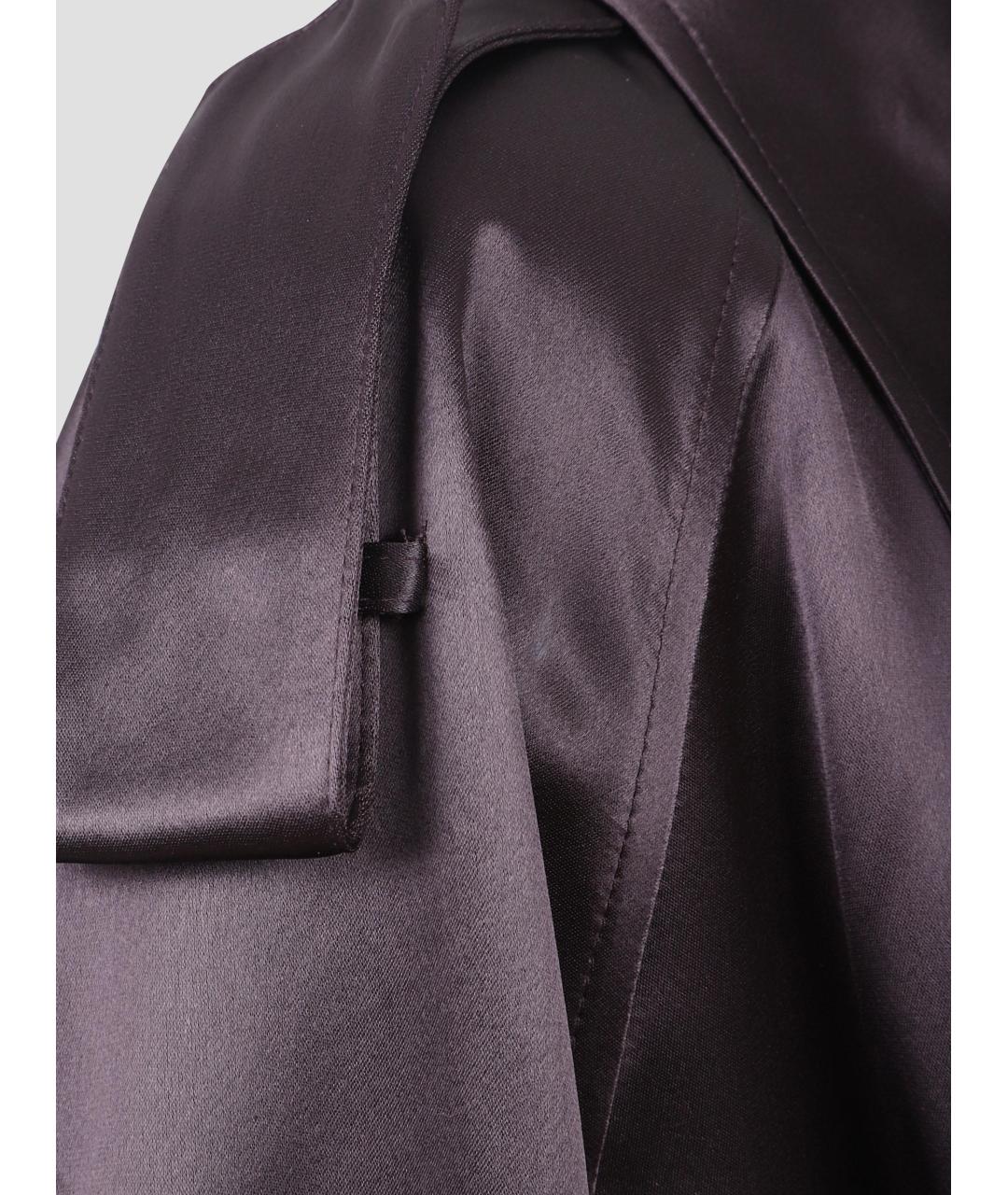 THE FRANKIE SHOP Коричневая ацетатная куртка, фото 3