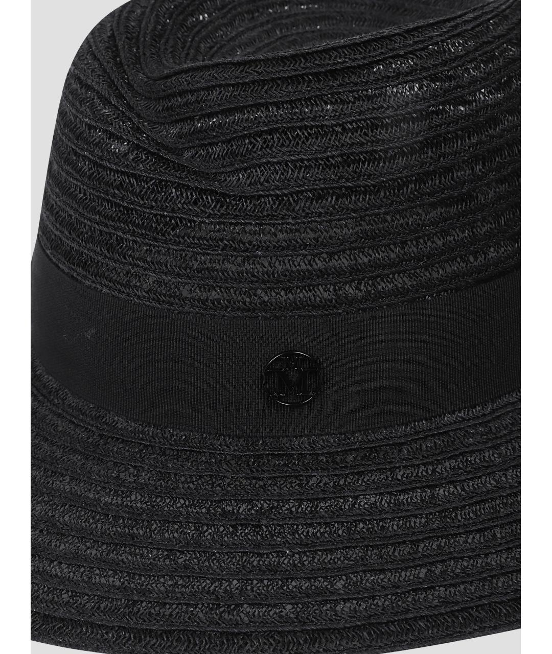 MAISON MICHEL Черная шляпа, фото 2