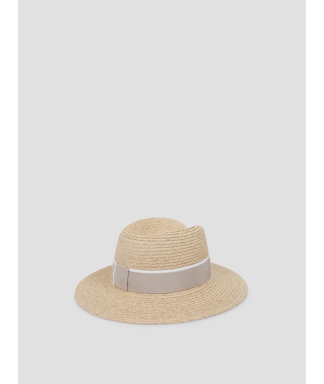 MAISON MICHEL Бежевая шляпа, фото 3