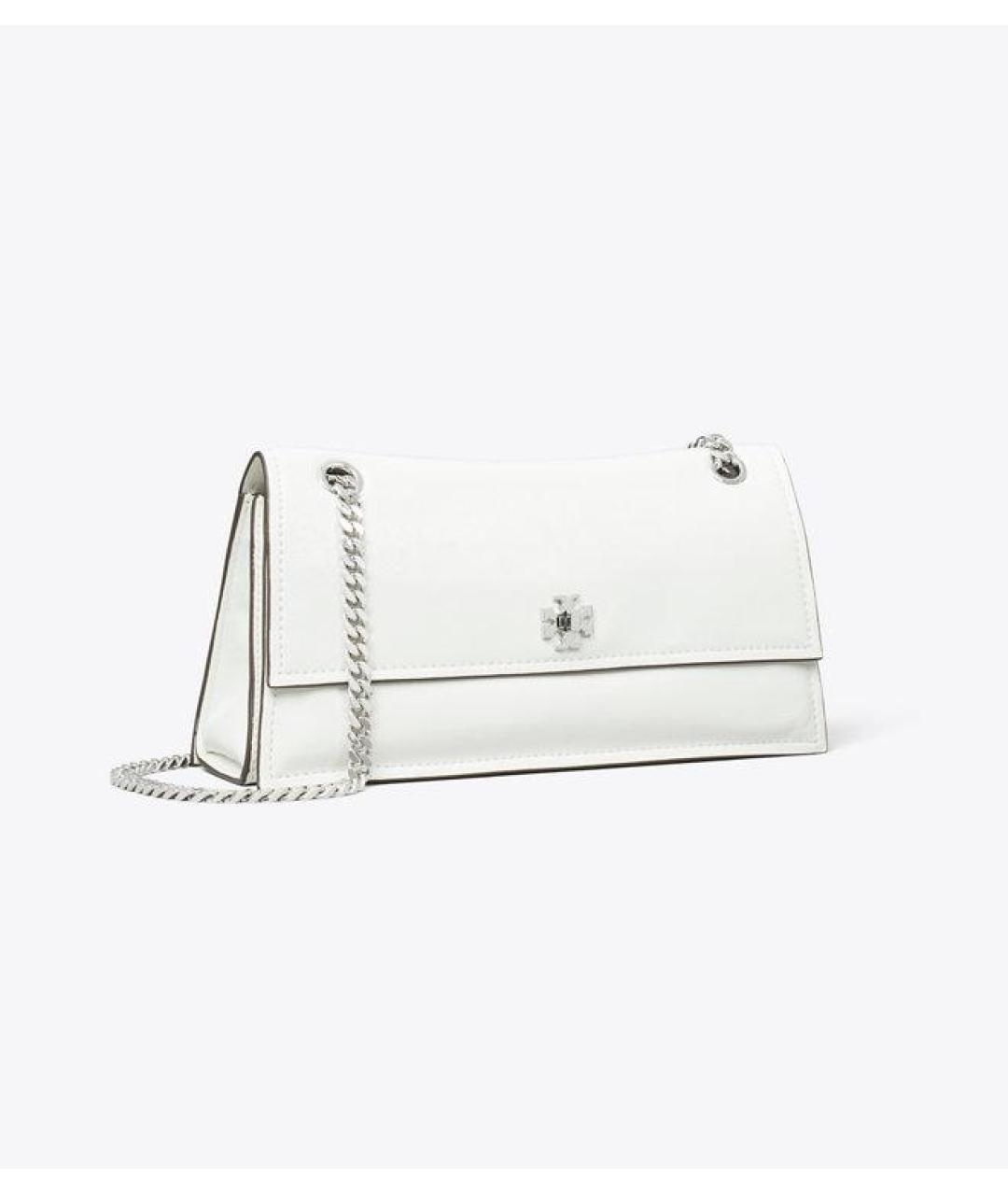 TORY BURCH Белая кожаная сумка через плечо, фото 1