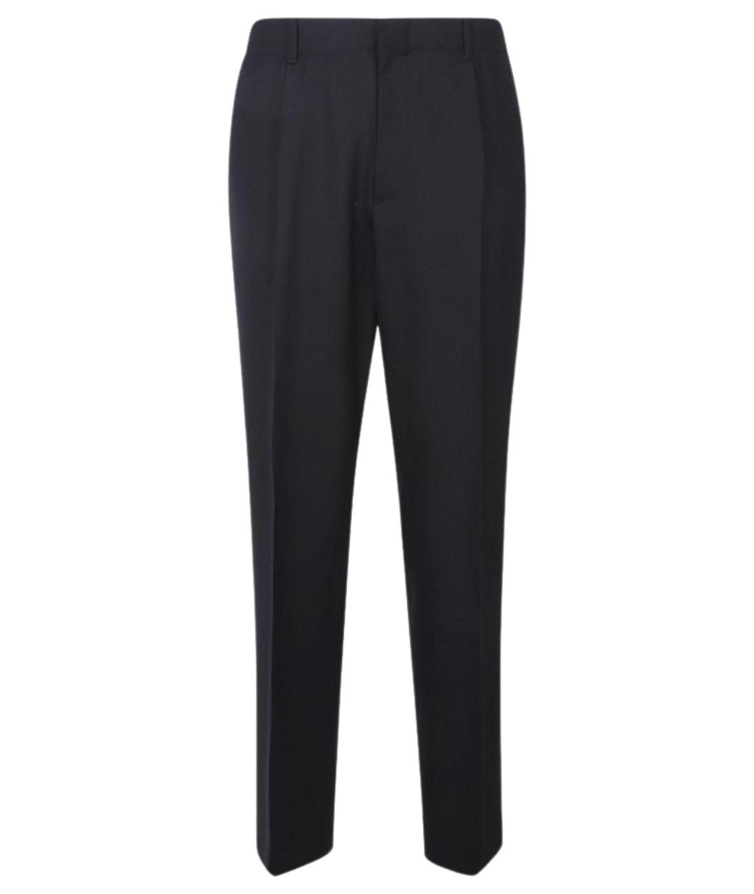 OUR LEGACY Черные шерстяные классические брюки, фото 1