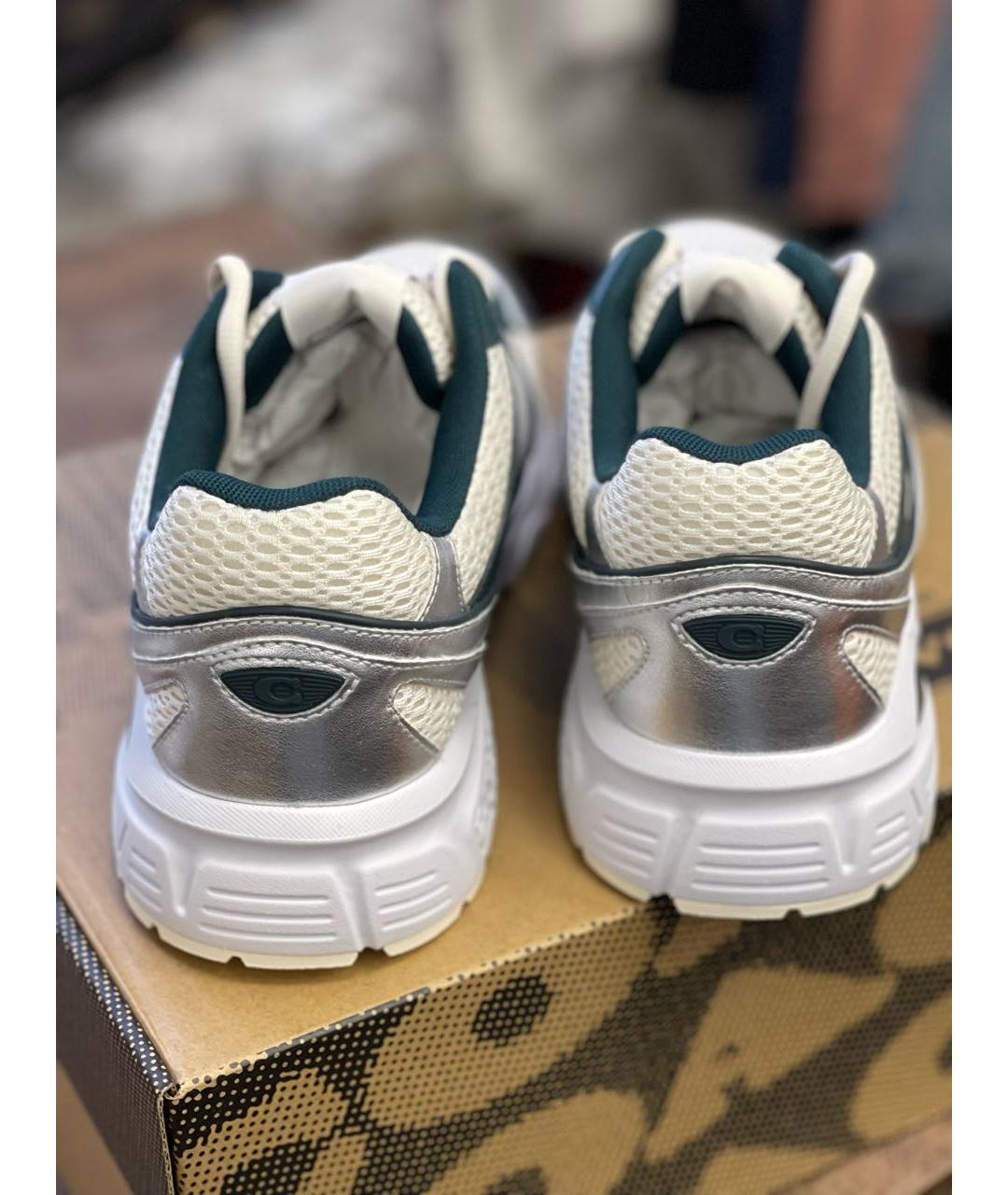 COACH Белые текстильные низкие кроссовки / кеды, фото 6