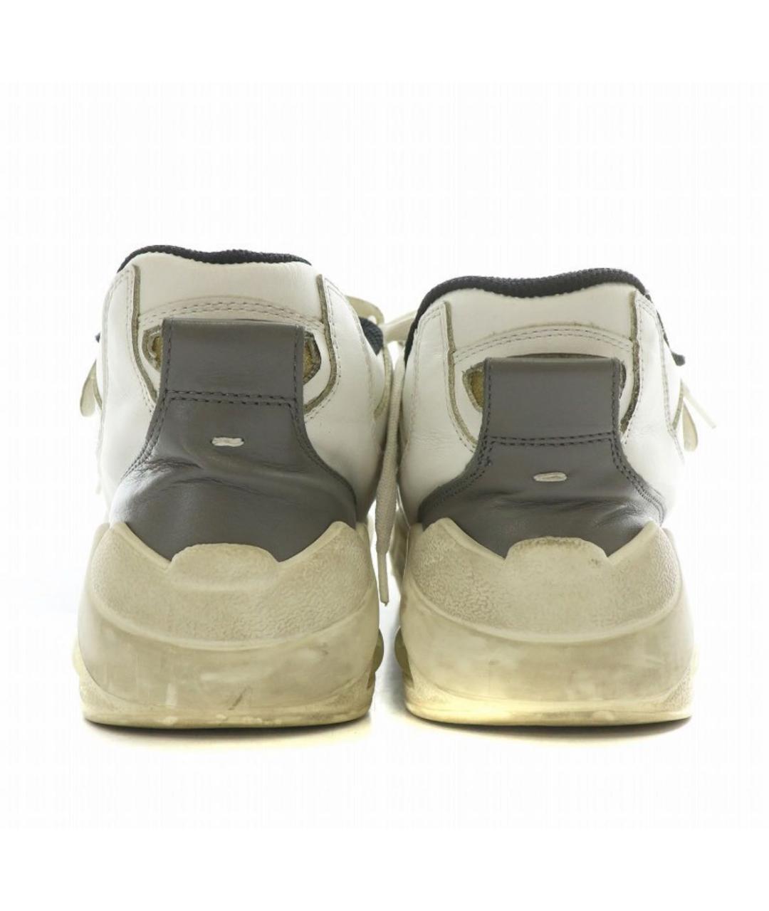 MAISON MARGIELA Белые кожаные кеды, фото 5