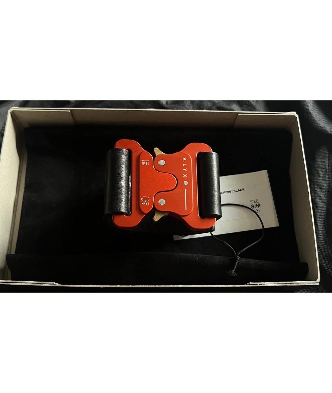 1017 ALYX 9SM Черный кожаный браслет, фото 8