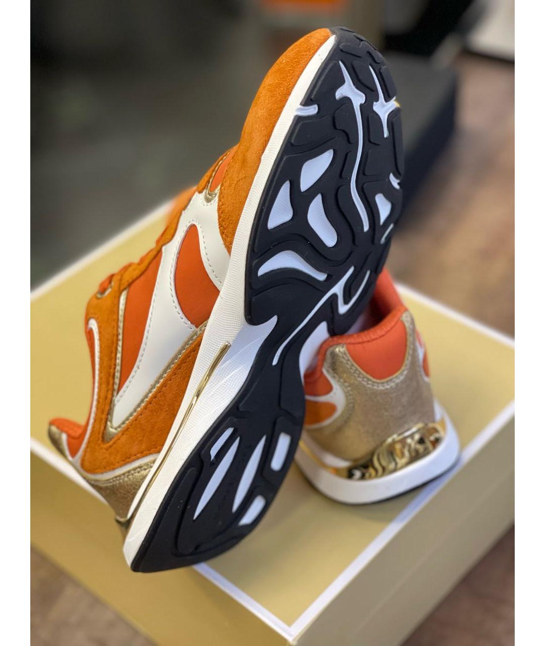 MICHAEL KORS Оранжевое замшевые кроссовки, фото 6