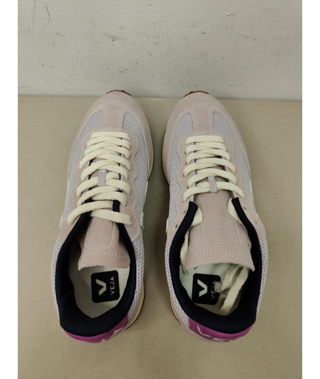 VEJA Розовые замшевые кроссовки, фото 3