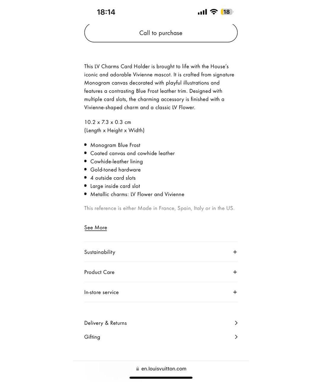 LOUIS VUITTON Голубой кожаный кардхолдер, фото 7