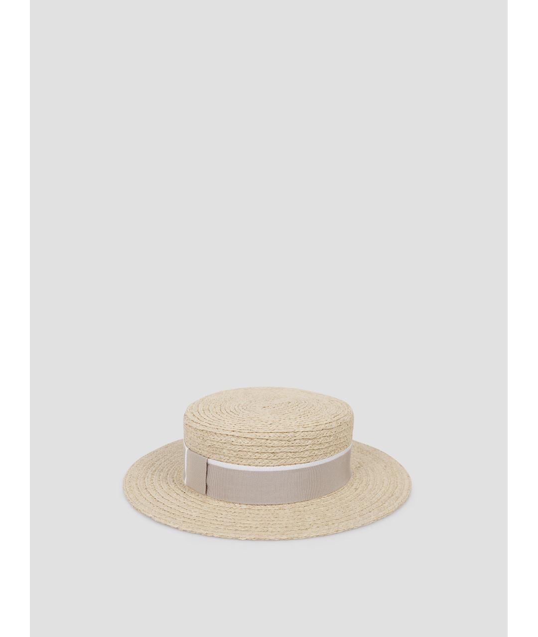 MAISON MICHEL Бежевая шляпа, фото 3