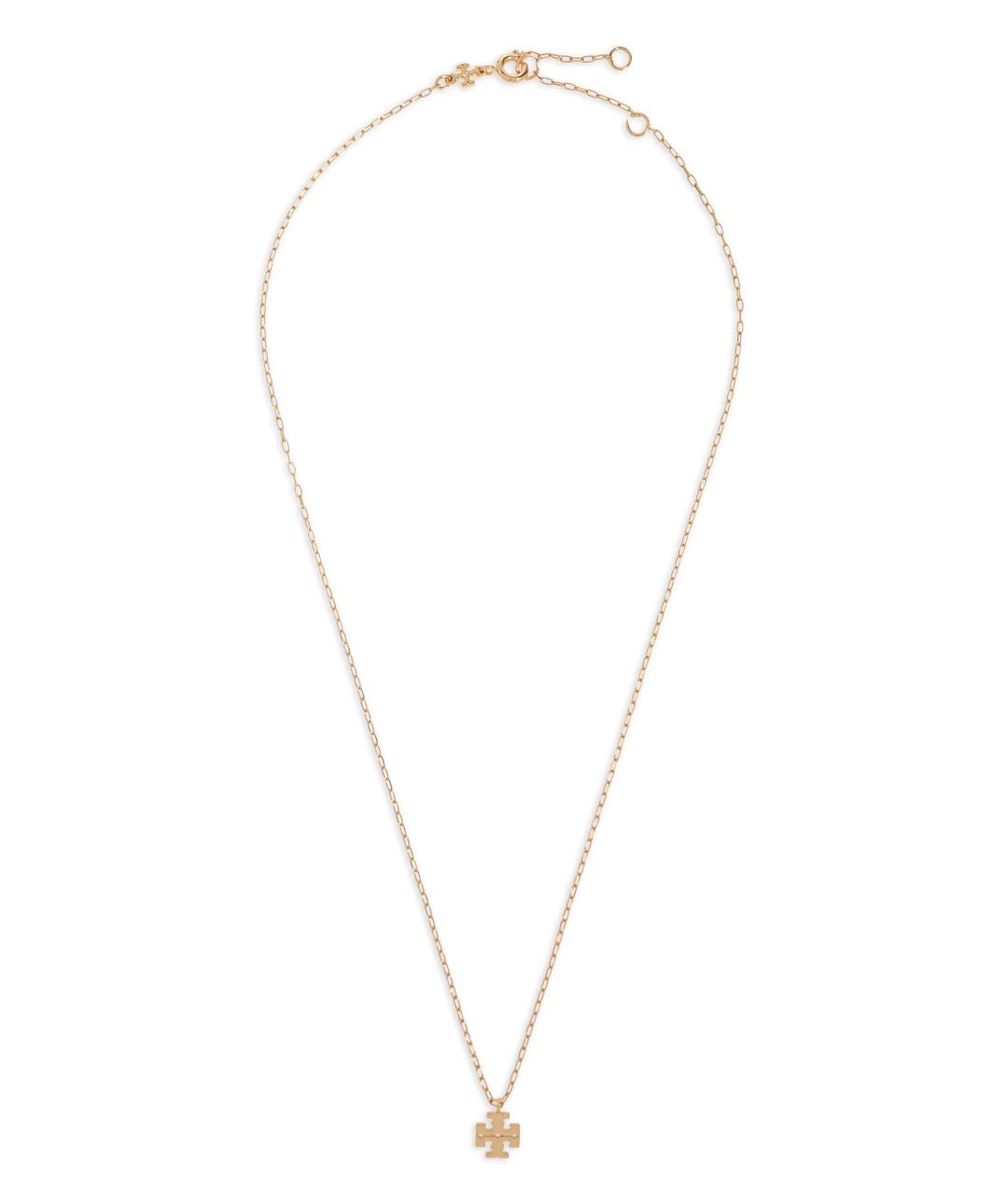 TORY BURCH Золотое металлическое колье, фото 1