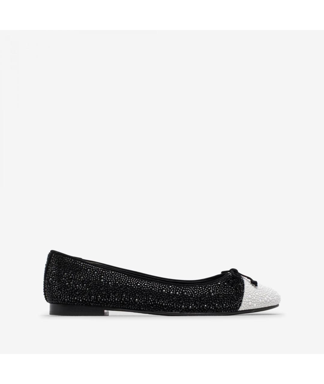 TORY BURCH Черные замшевые балетки, фото 1