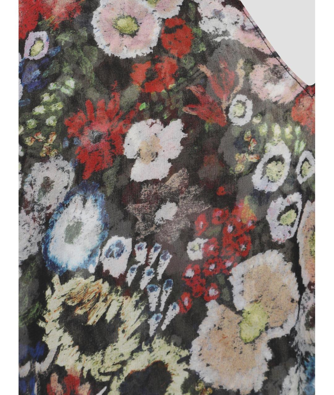 KHAITE Черное шелковое повседневное платье, фото 3