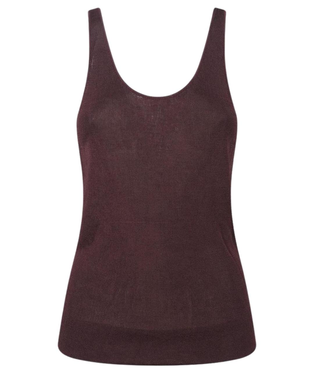 THE FRANKIE SHOP Бордовая майка, фото 1