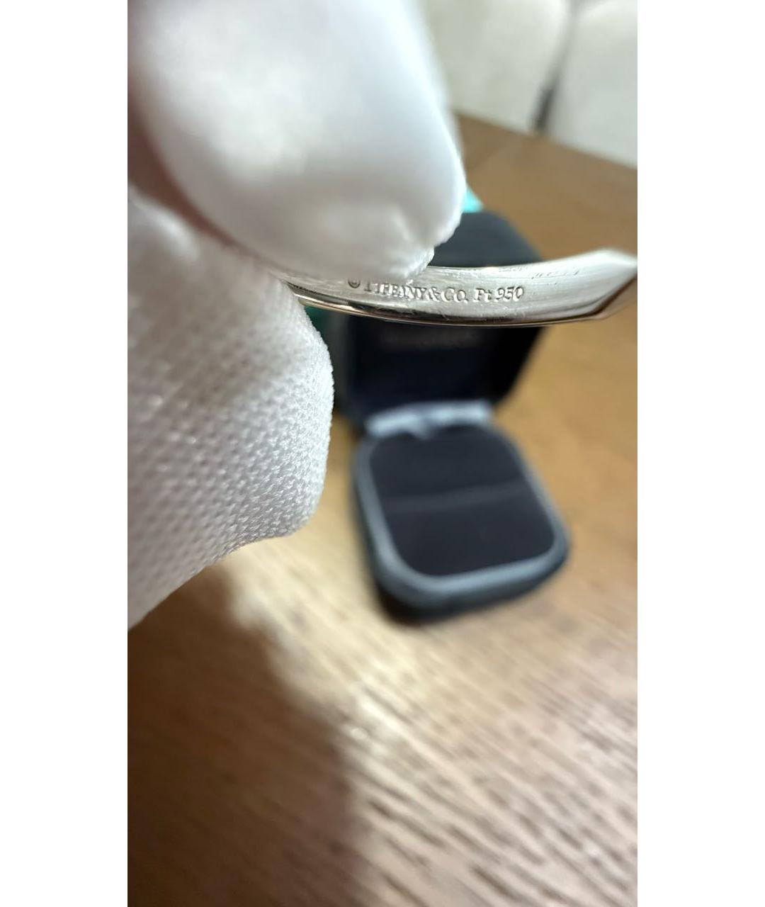 TIFFANY&CO Серебряное платиновое кольцо, фото 2