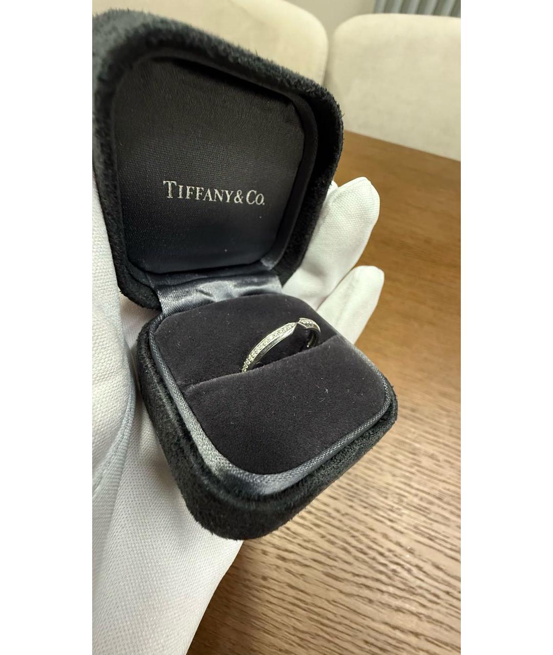 TIFFANY&CO Серебряное платиновое кольцо, фото 4