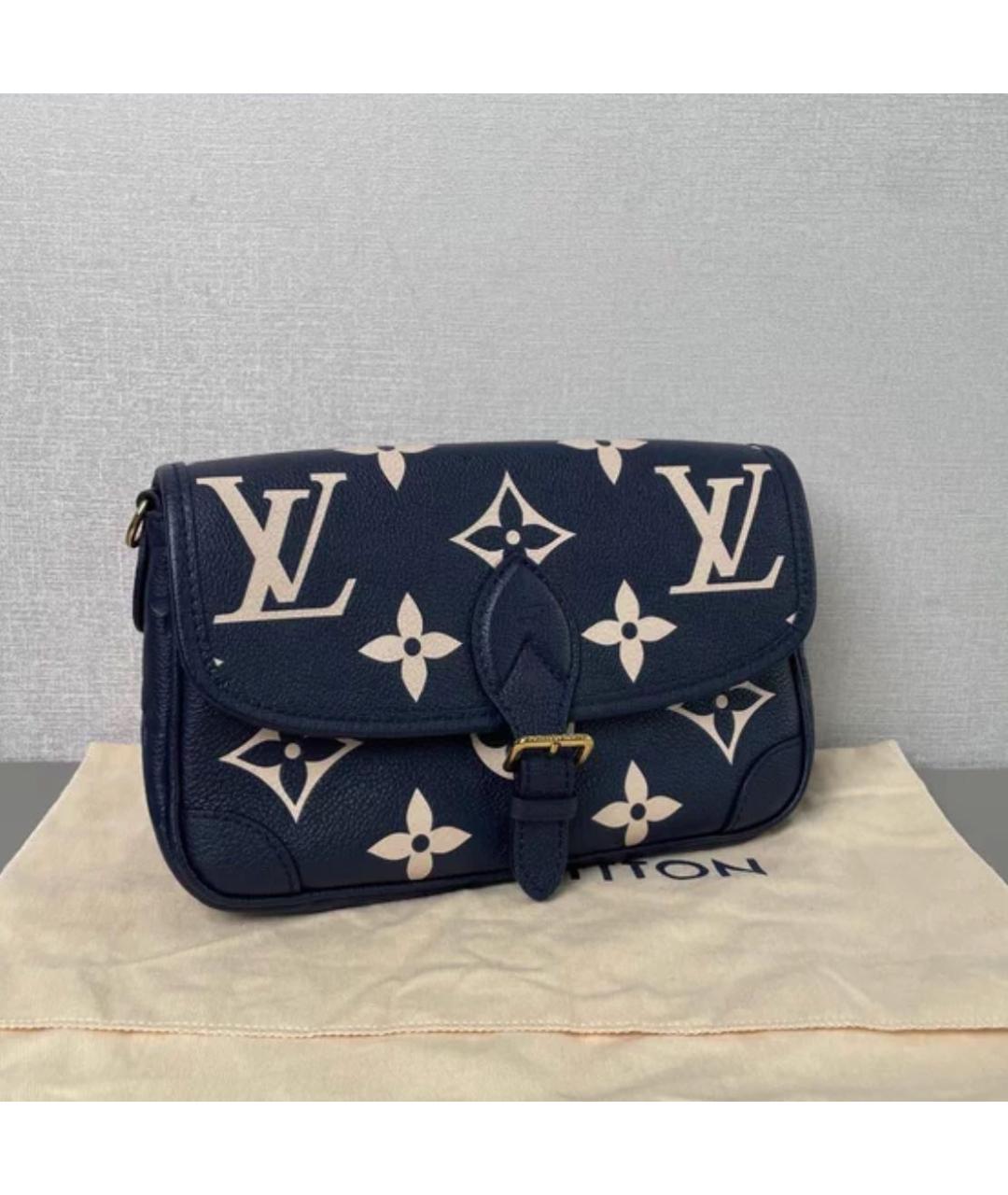 LOUIS VUITTON Темно-синяя сумка через плечо, фото 6