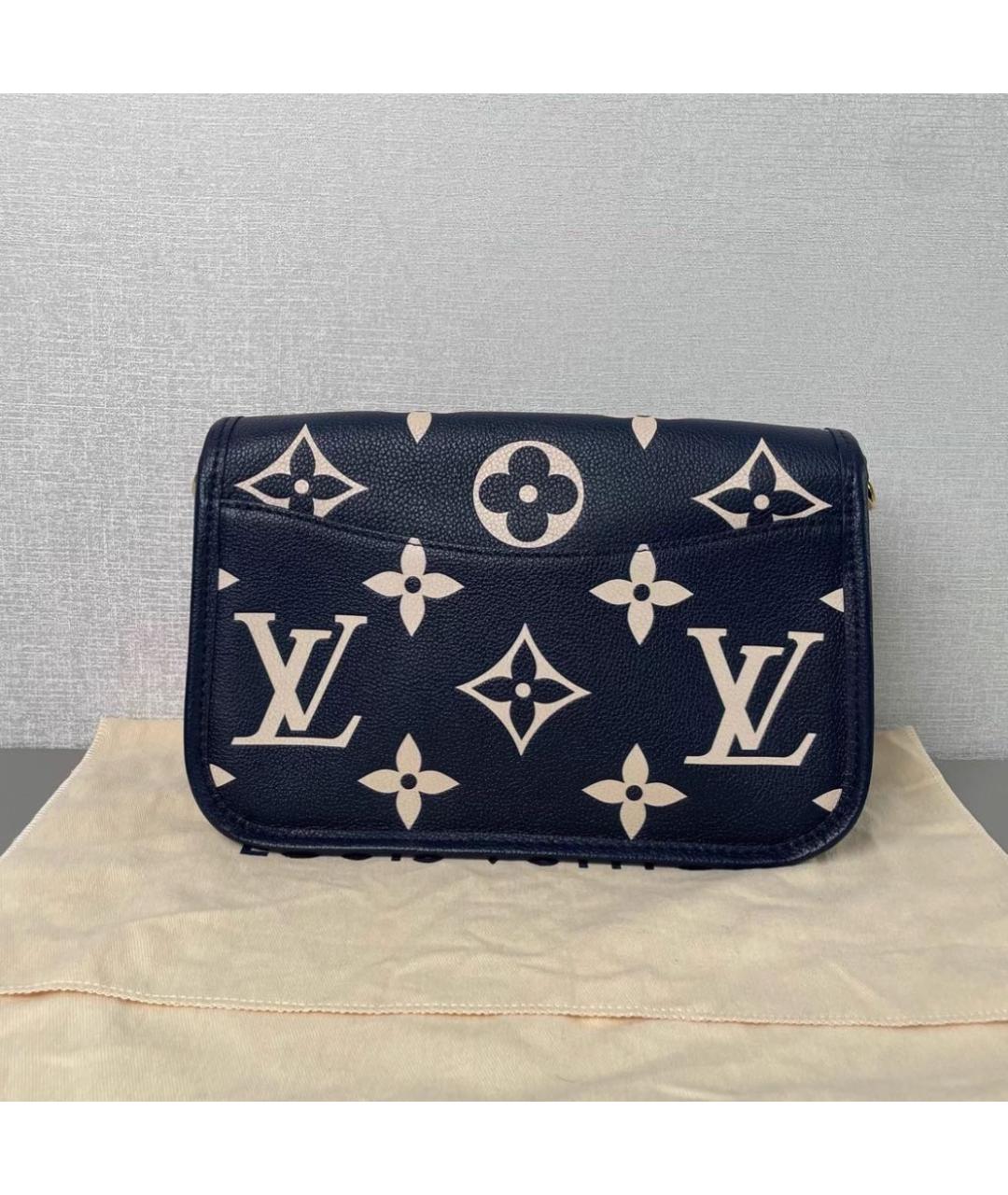 LOUIS VUITTON Темно-синяя сумка через плечо, фото 3