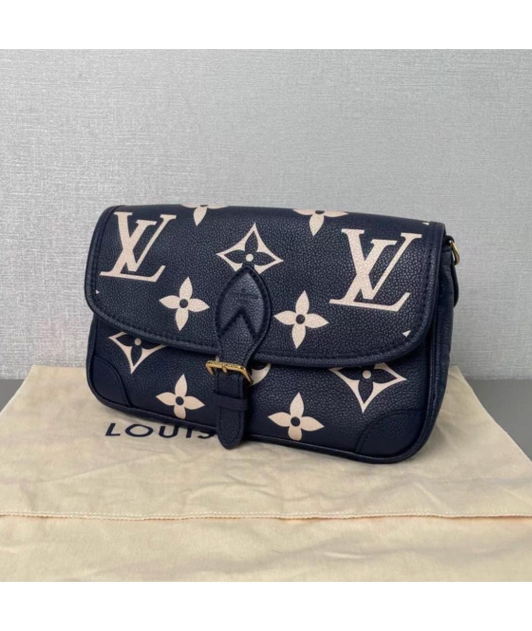 LOUIS VUITTON Темно-синяя сумка через плечо, фото 2