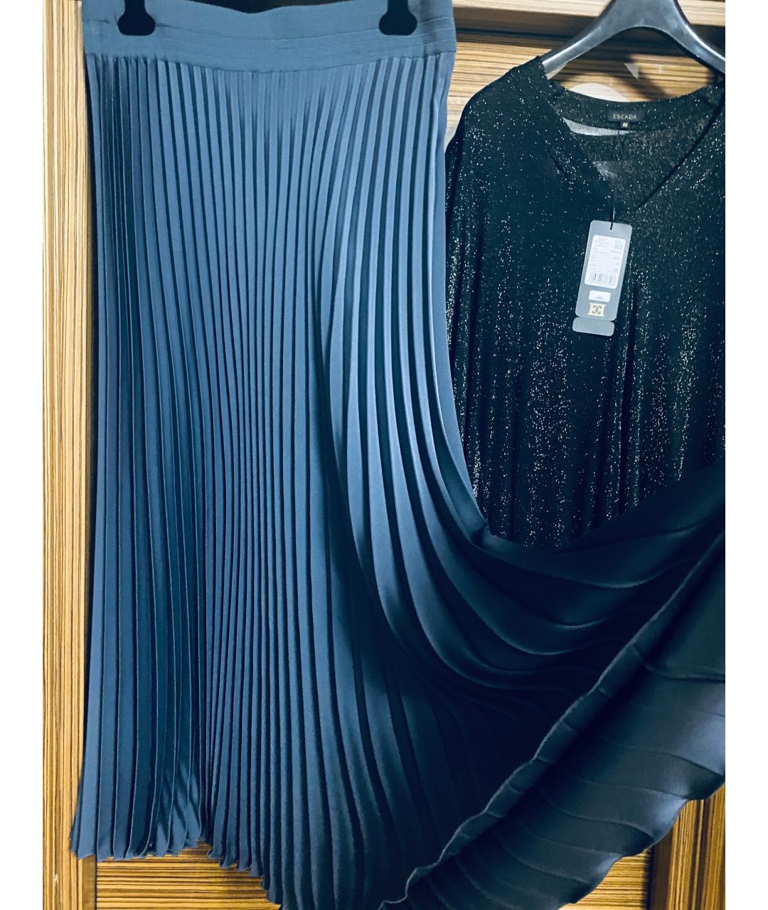 ESCADA Серый вискозный костюм с юбками, фото 5