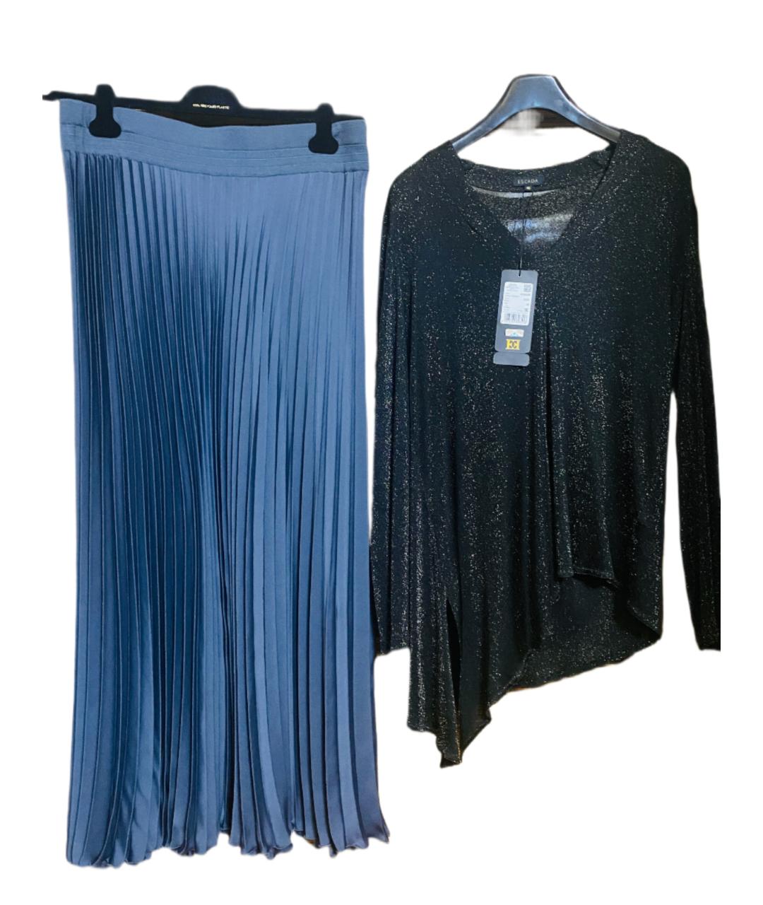 ESCADA Серый вискозный костюм с юбками, фото 9