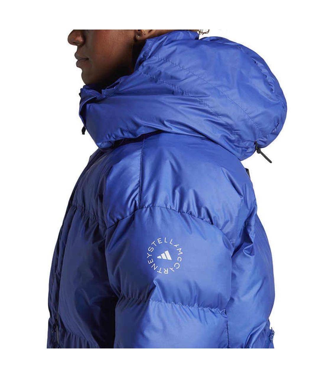 ADIDAS BY STELLA MCCARTNEY Синий синтетический пуховик, фото 5