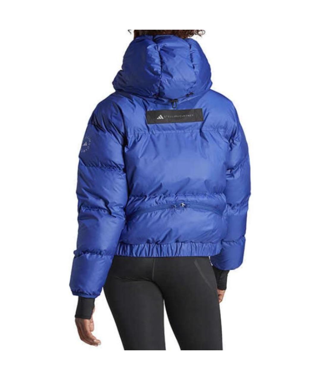 ADIDAS BY STELLA MCCARTNEY Синий синтетический пуховик, фото 3