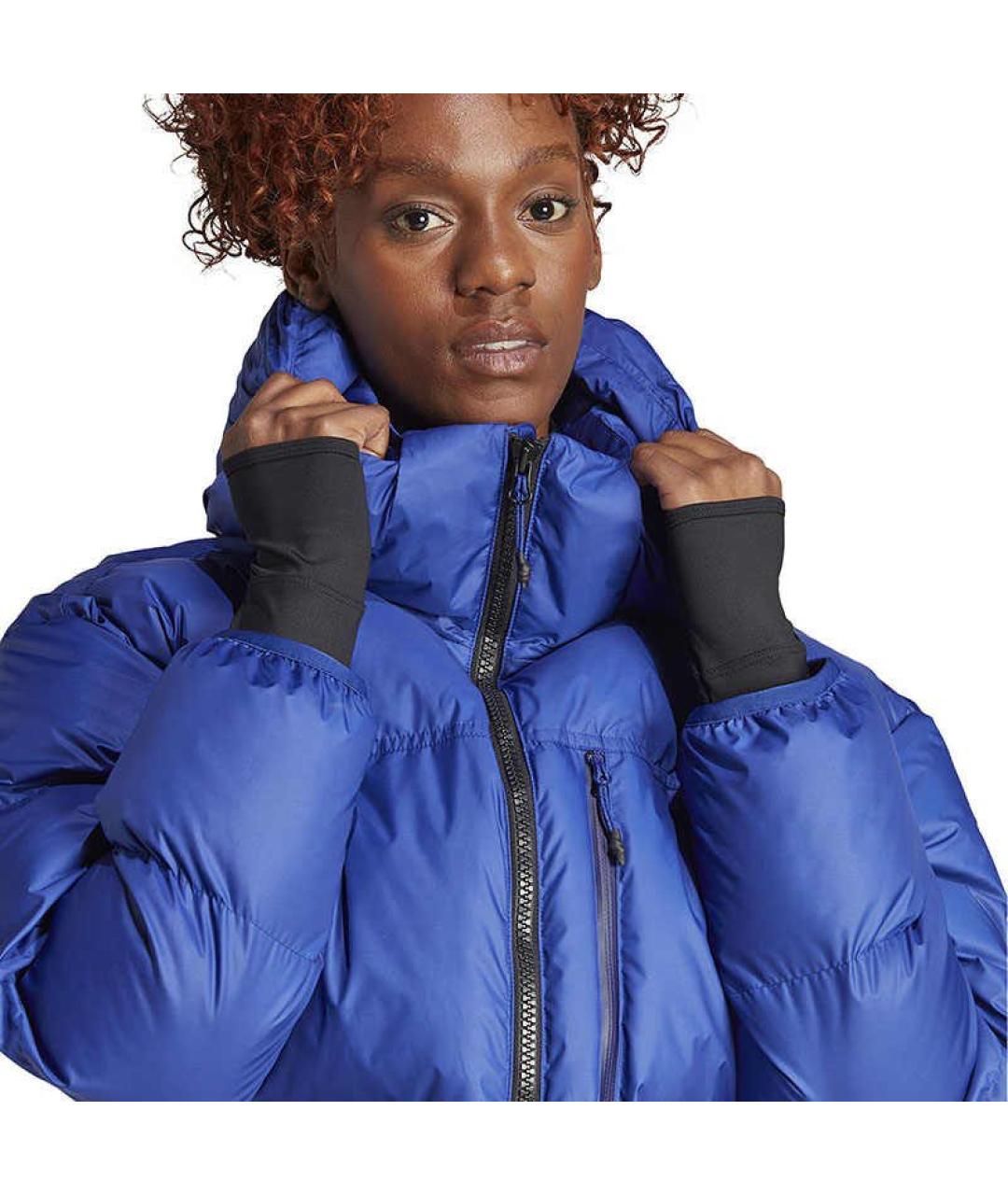 ADIDAS BY STELLA MCCARTNEY Синий синтетический пуховик, фото 4