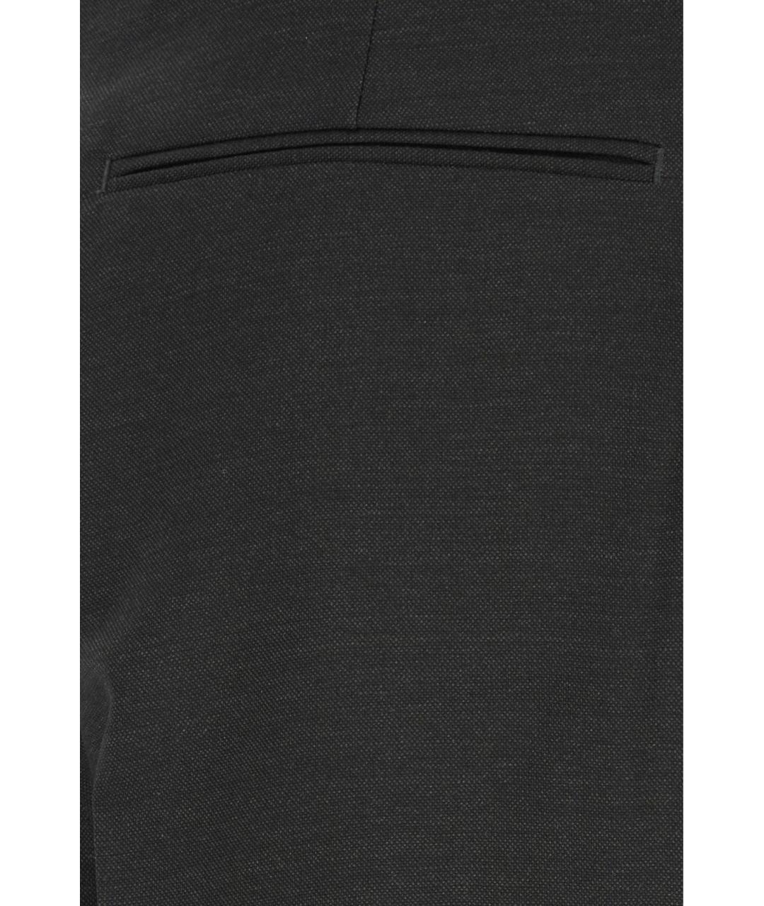 GUCCI Серые шерстяные классические брюки, фото 3