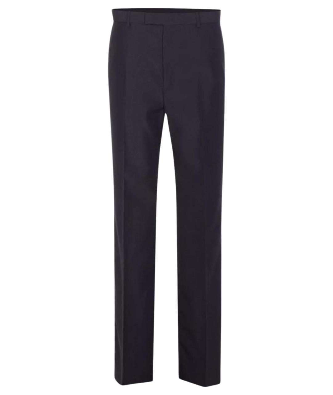 GUCCI Серые шерстяные классические брюки, фото 1