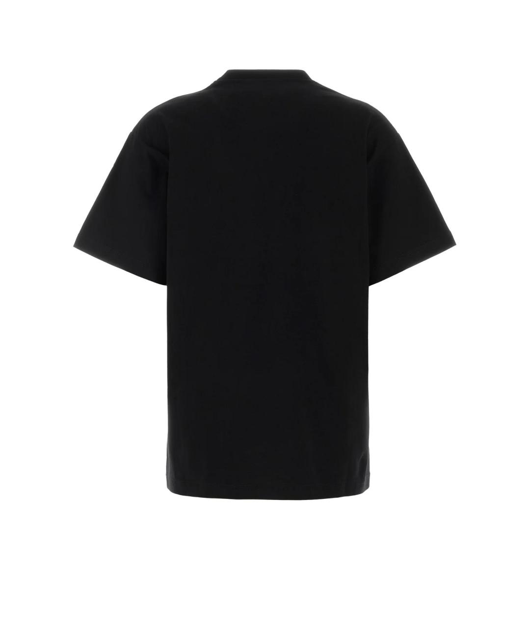 GUCCI Черная хлопковая футболка, фото 2