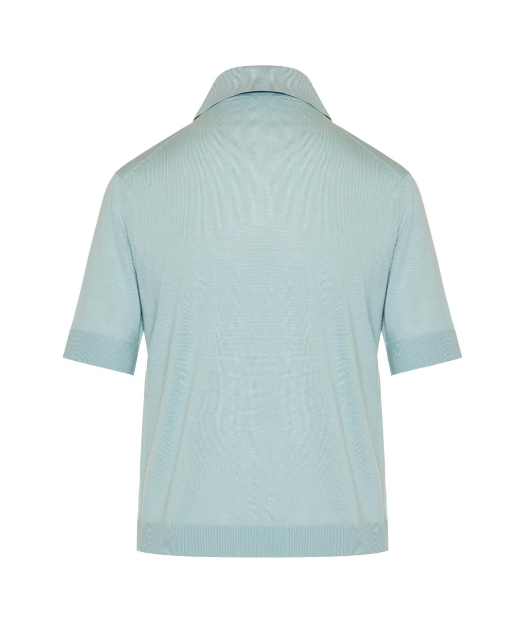 GUCCI Бирюзовый кашемировый джемпер / свитер, фото 2