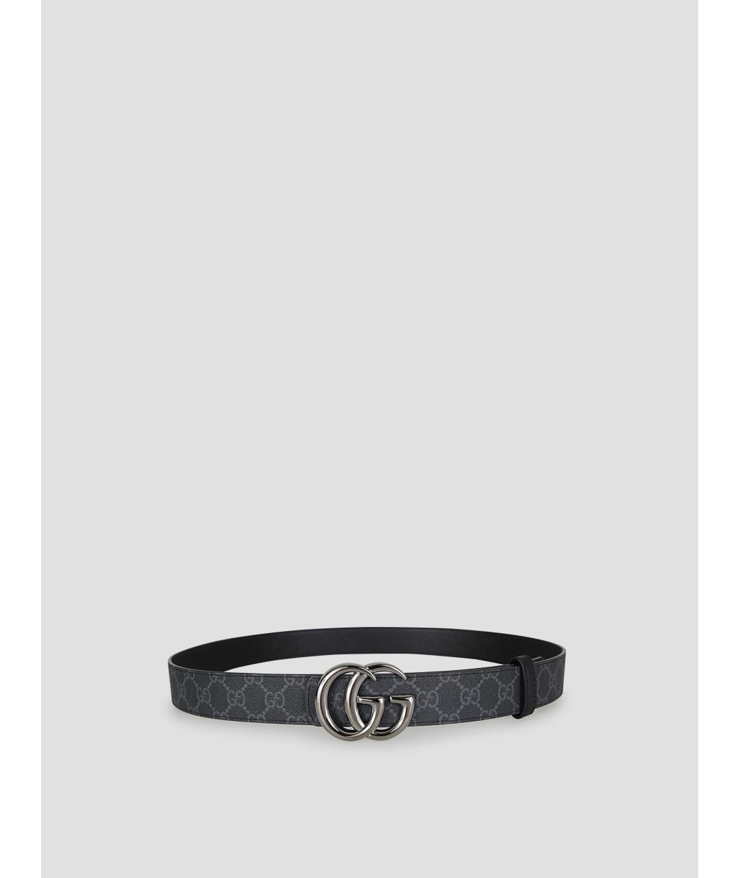 GUCCI Черный ремень, фото 2