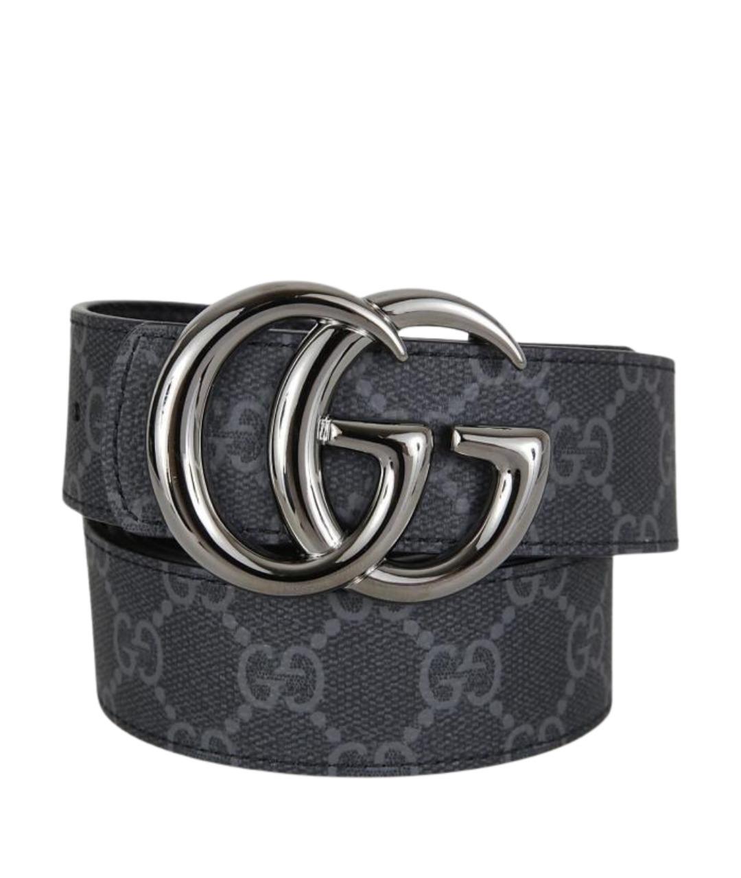 GUCCI Черный ремень, фото 1