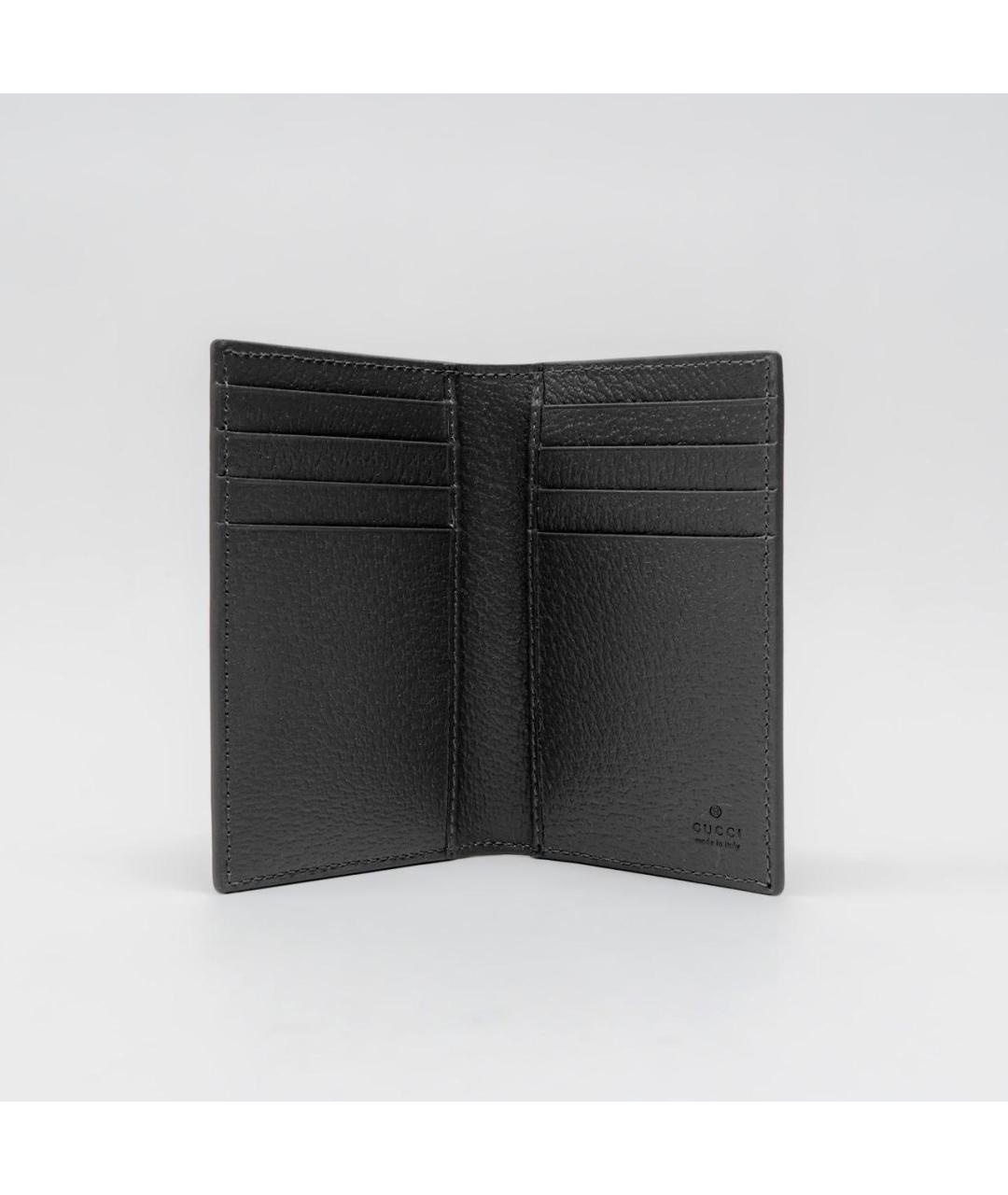 GUCCI Черный кожаный кардхолдер, фото 2