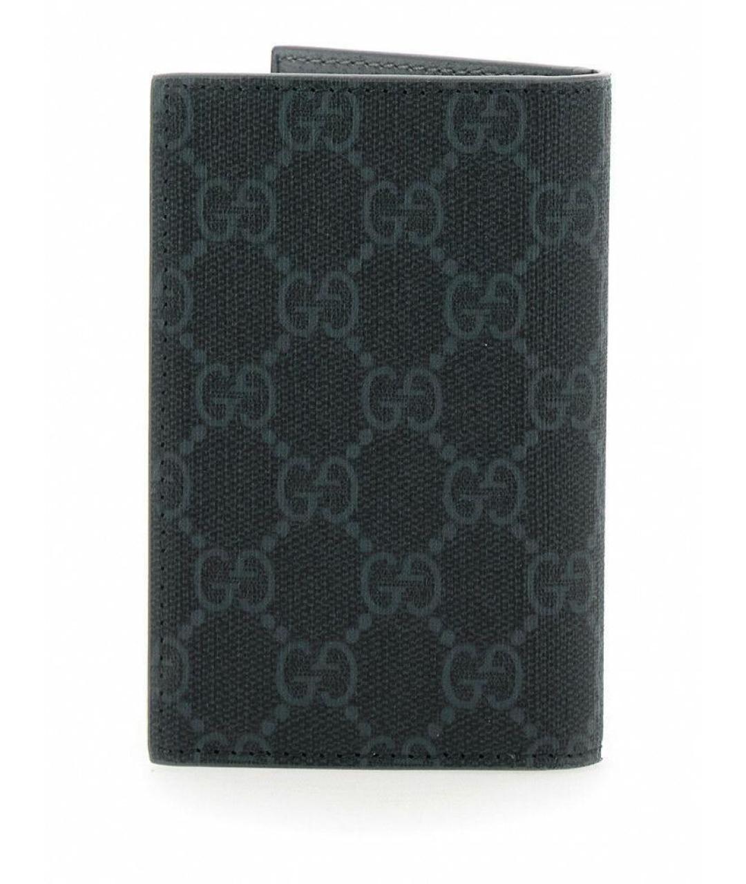 GUCCI Черный кожаный кардхолдер, фото 1
