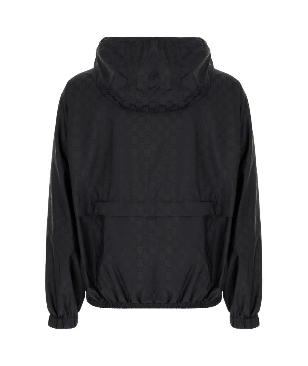 GUCCI Темно-синяя синтетическая куртка, фото 2