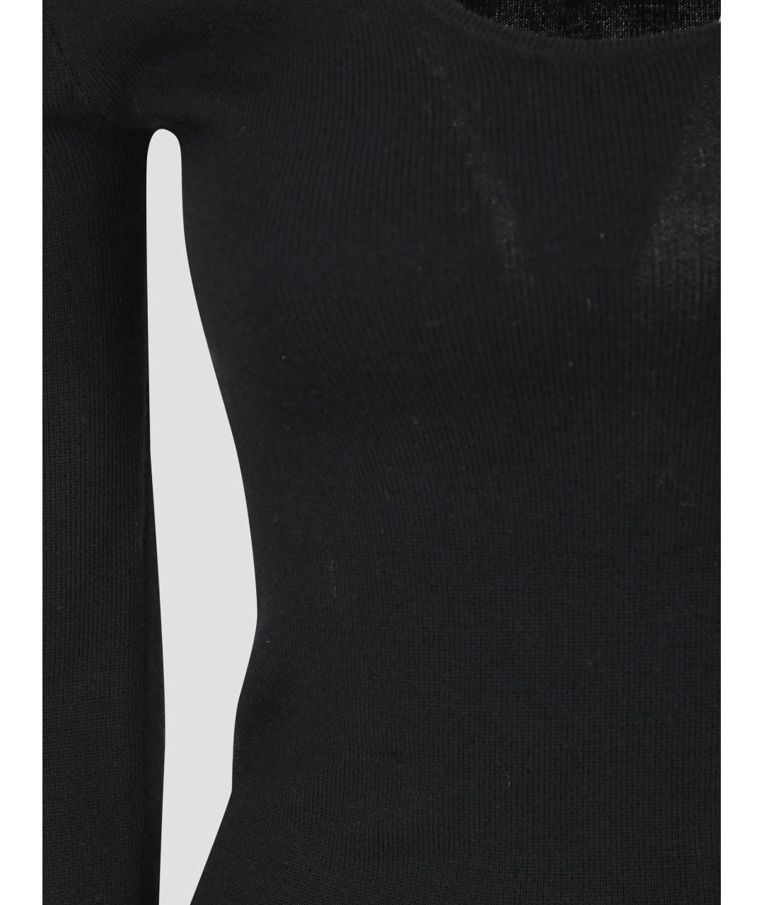 TOTEME Черный шерстяной джемпер / свитер, фото 3