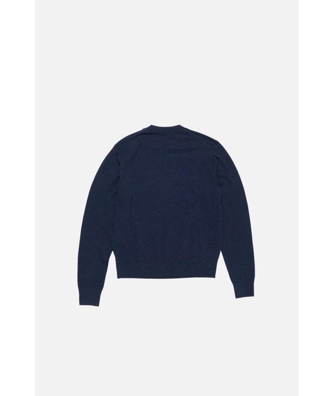 ACNE STUDIOS Синий шерстяной джемпер / свитер, фото 2