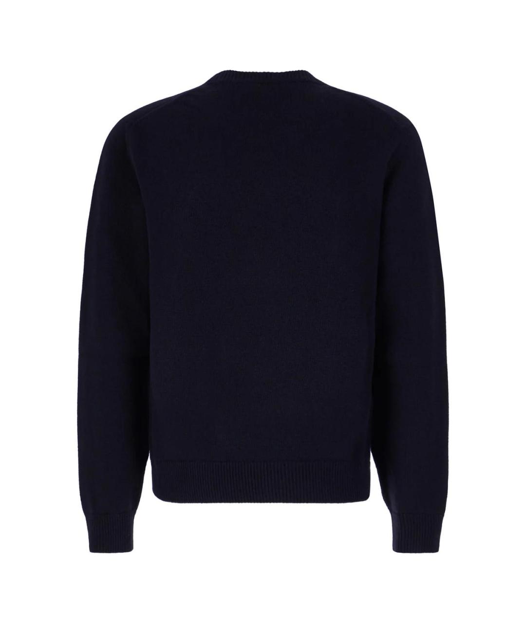 GUCCI Синий шерстяной джемпер / свитер, фото 2