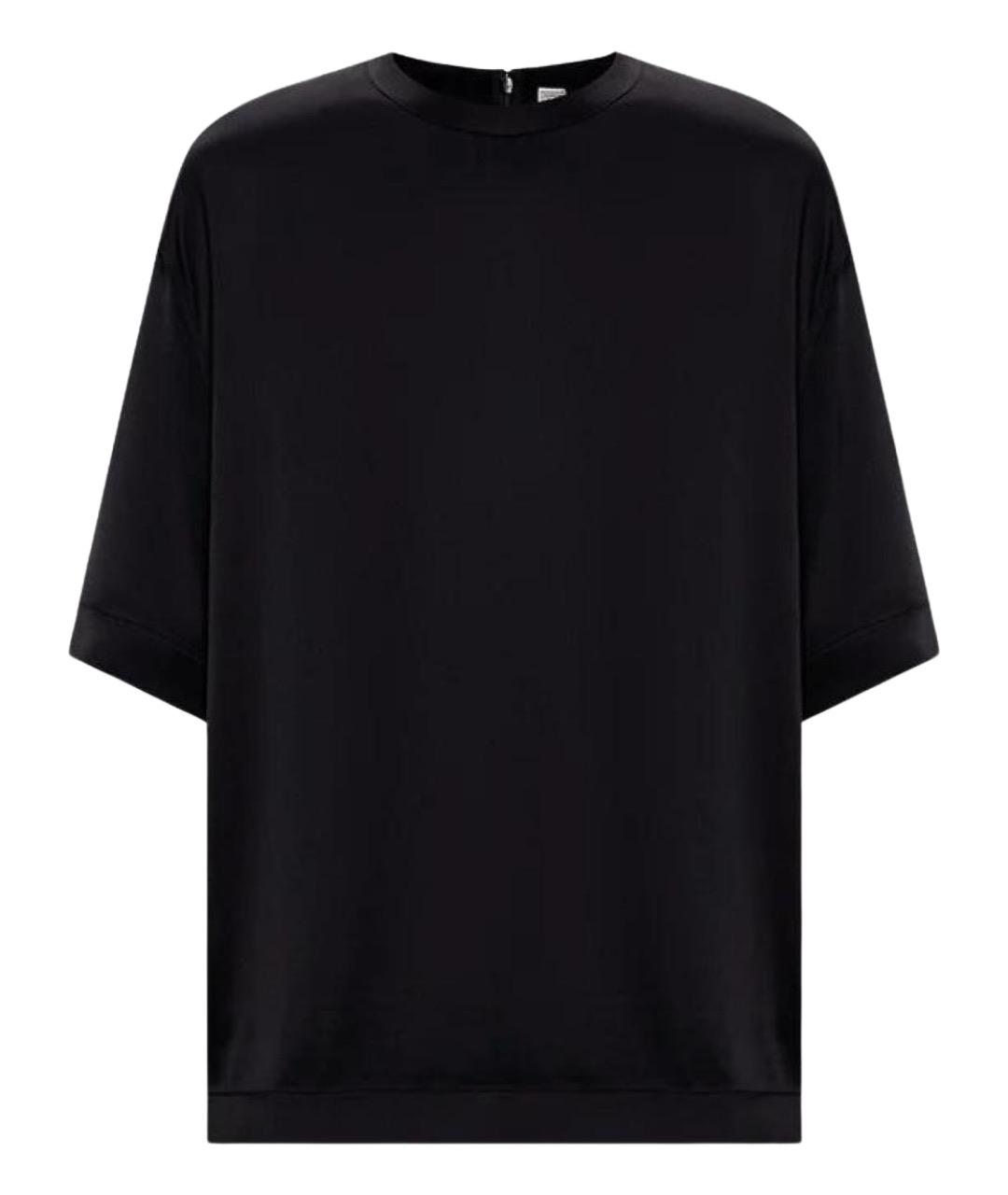 TOTEME Черная вискозная футболка, фото 1