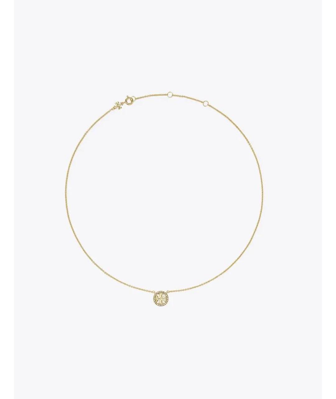 TORY BURCH Золотое металлическое колье, фото 2