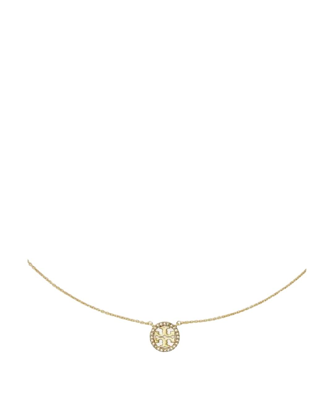 TORY BURCH Золотое металлическое колье, фото 1