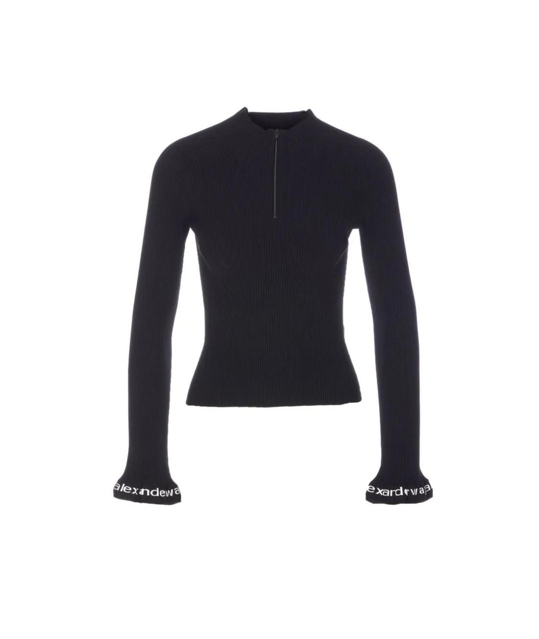 ALEXANDER WANG Черный полиамидовый джемпер / свитер, фото 1