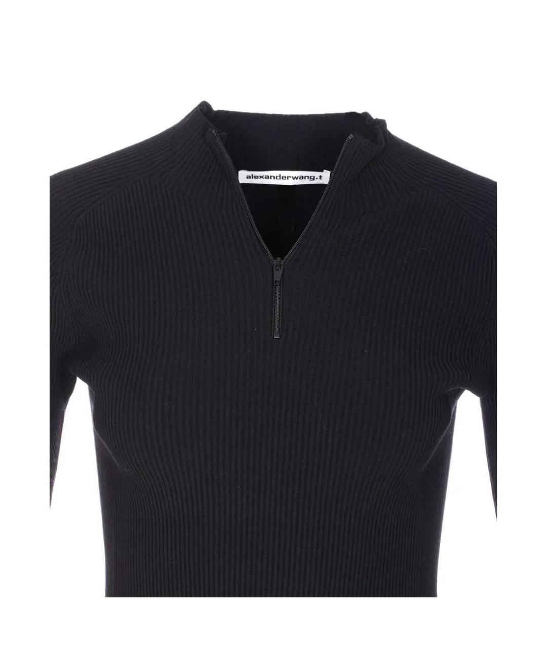 ALEXANDER WANG Черный полиамидовый джемпер / свитер, фото 3
