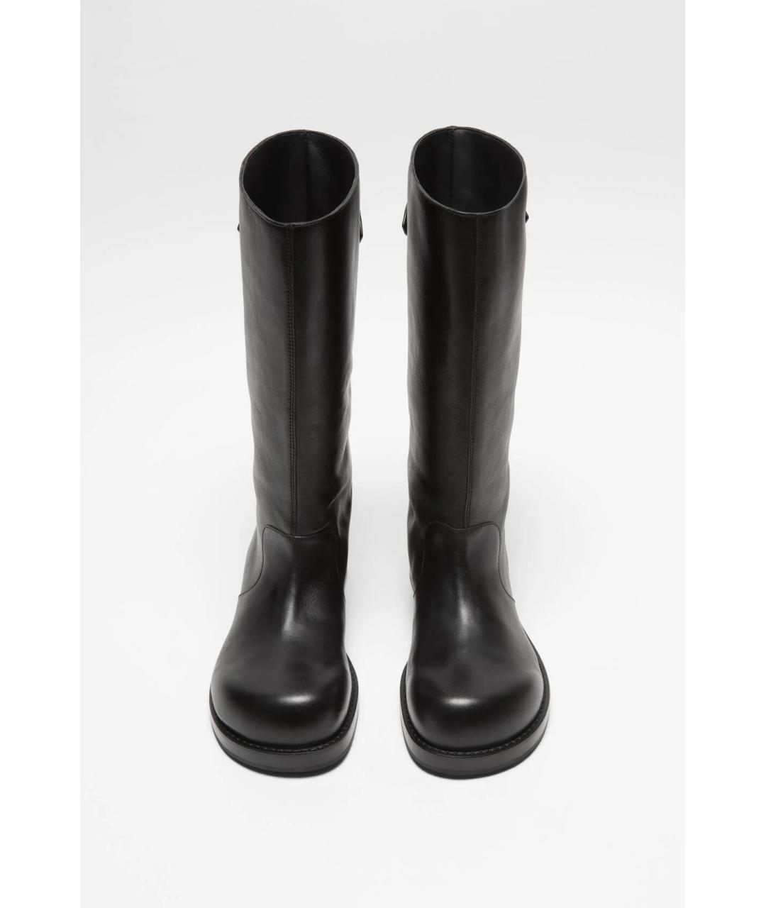 ACNE STUDIOS Черные кожаные ботинки, фото 3