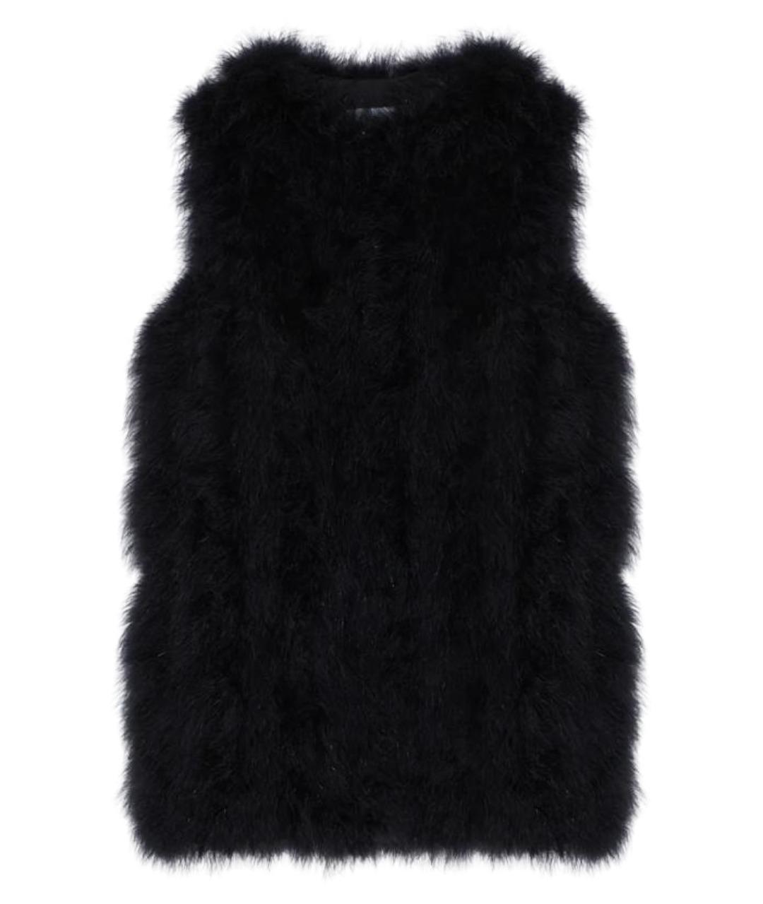 YVES SALOMON Черный жилет, фото 1