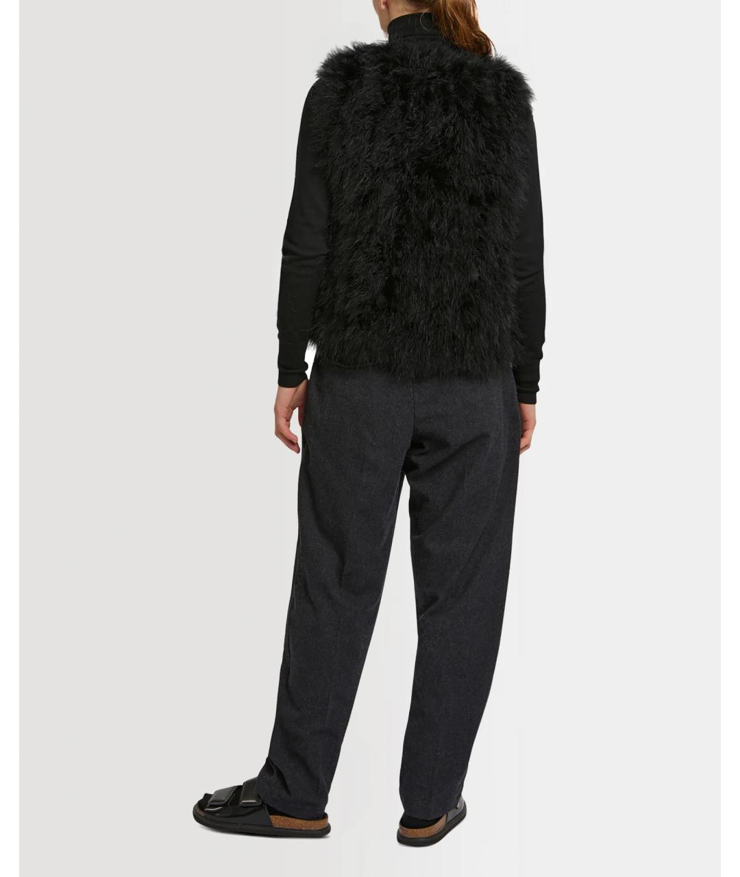 YVES SALOMON Черный жилет, фото 5