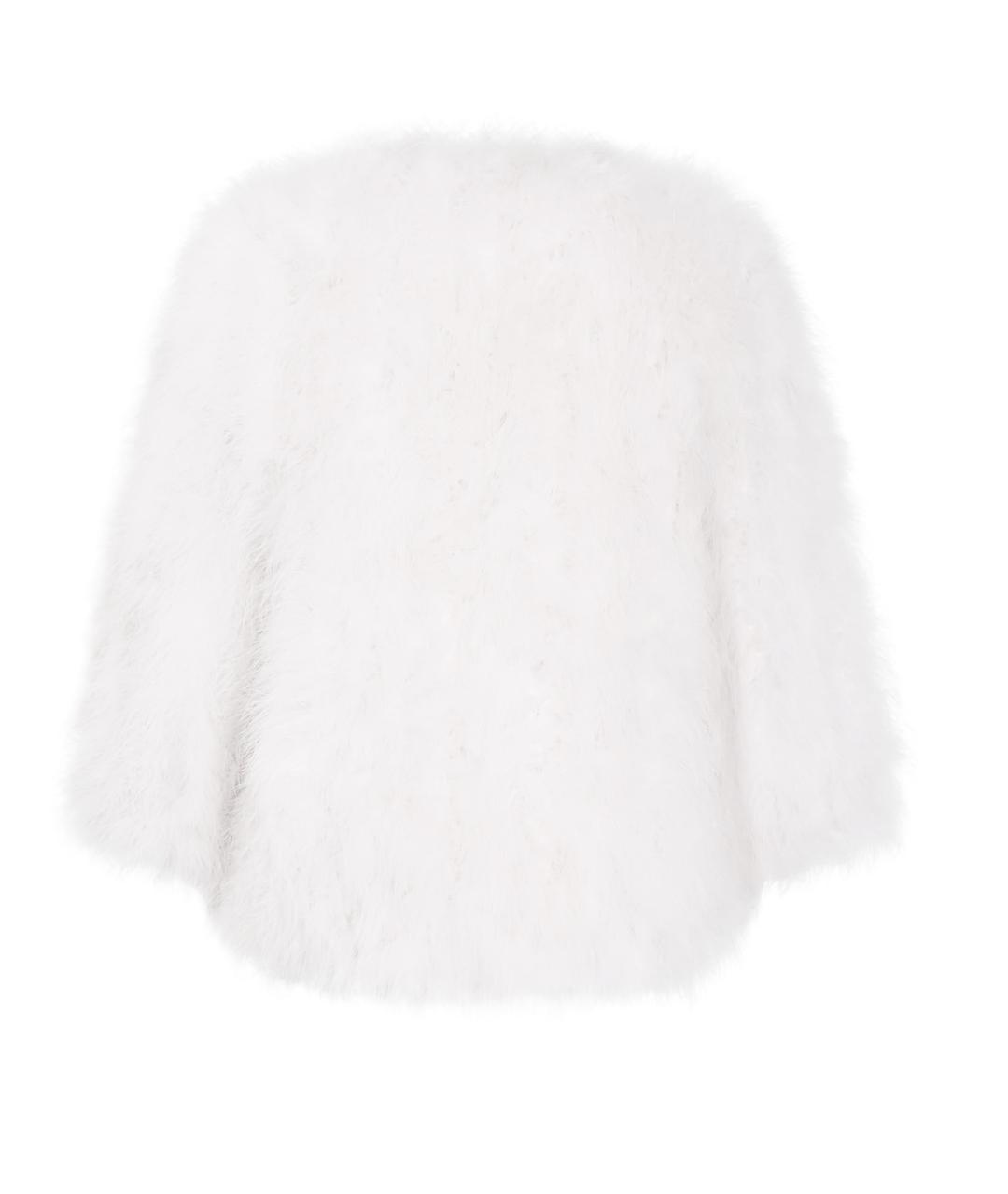 YVES SALOMON Белая шуба, фото 6