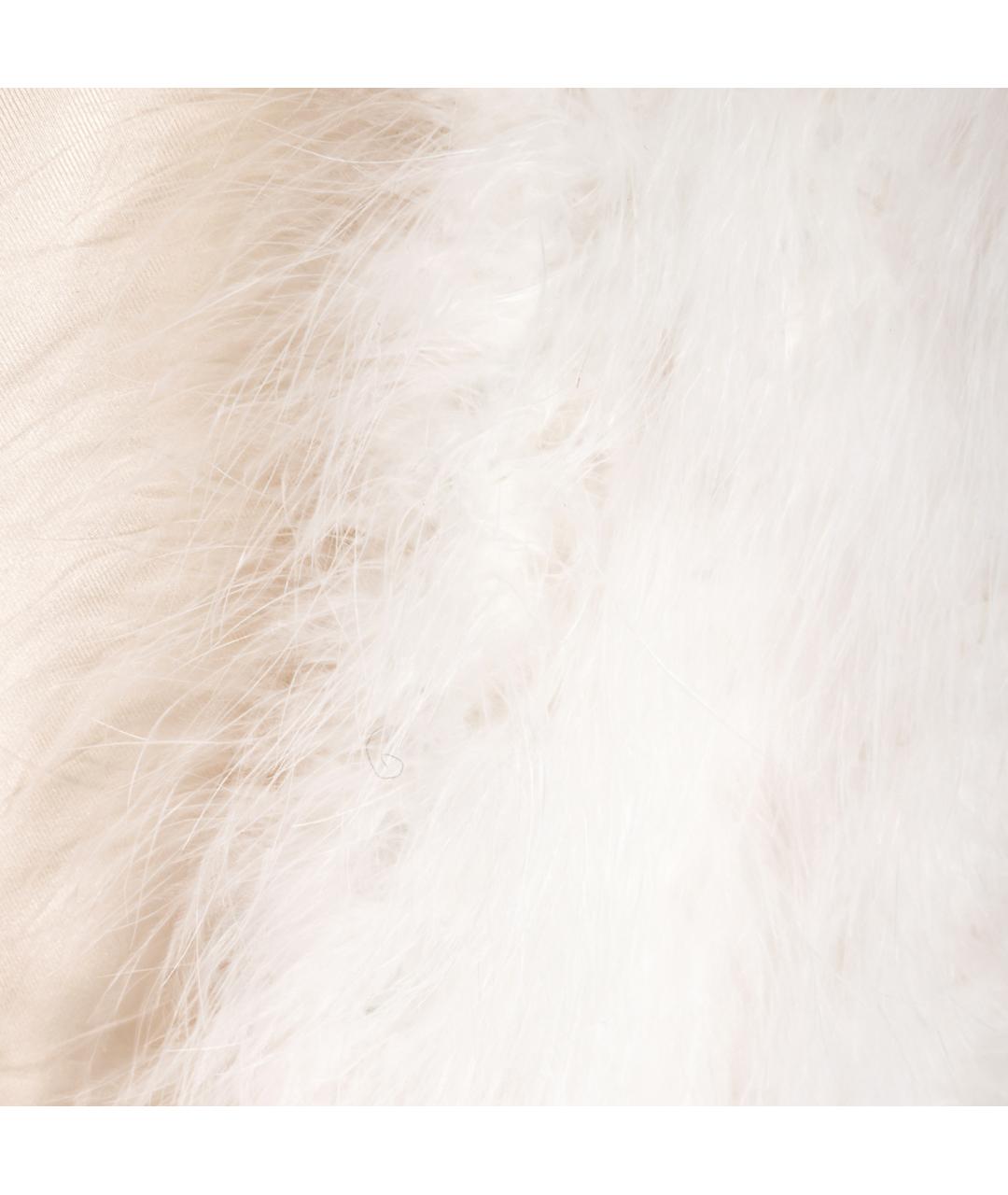 YVES SALOMON Белая шуба, фото 5