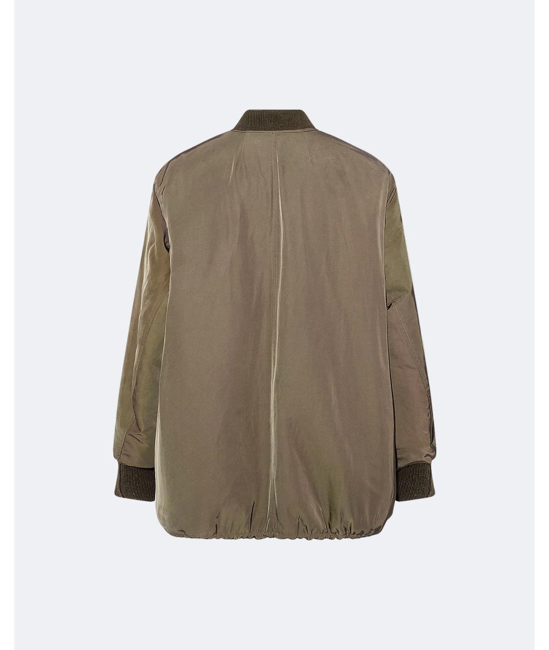YVES SALOMON Хаки полиэстеровая куртка, фото 2